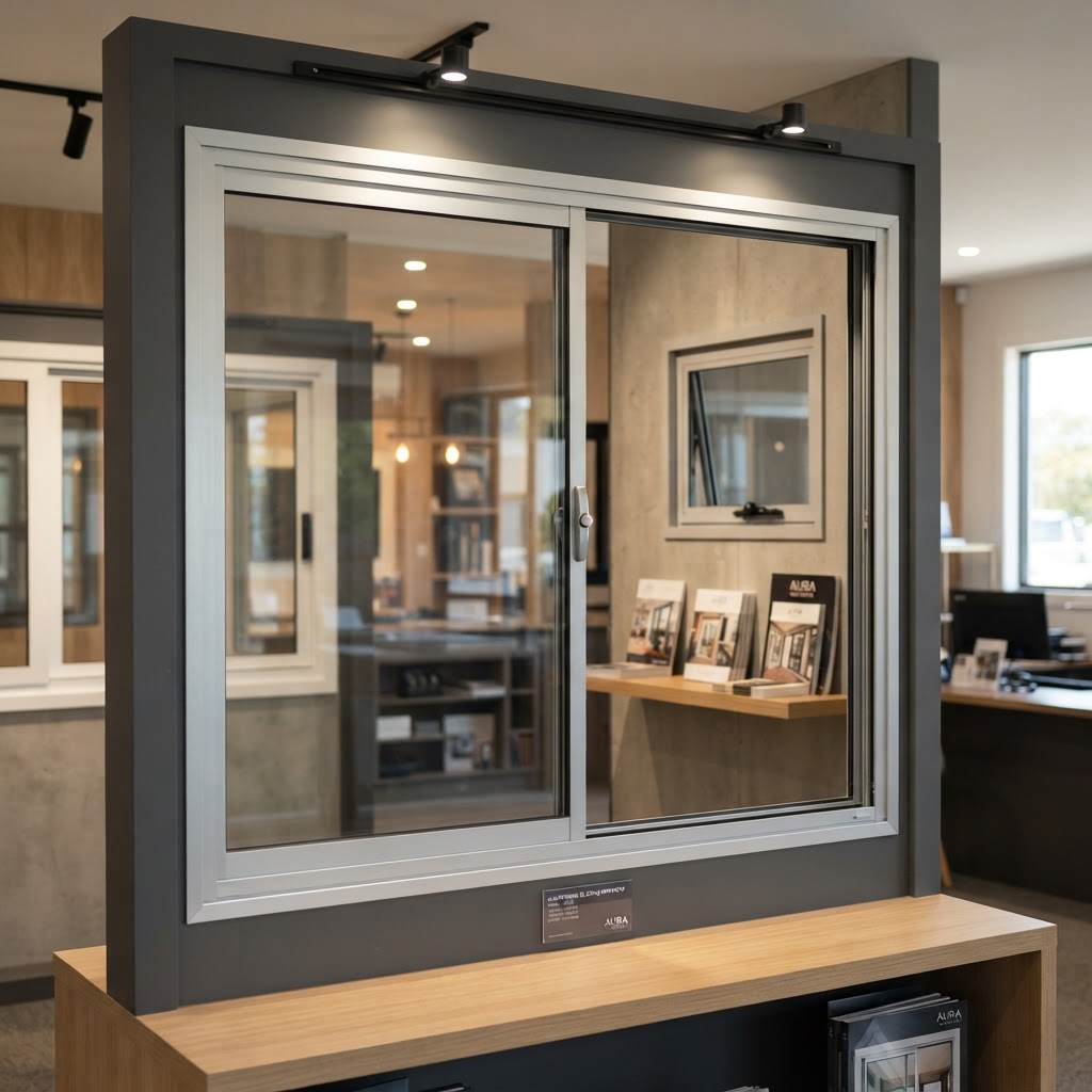 Aluminium sliding window (sample)