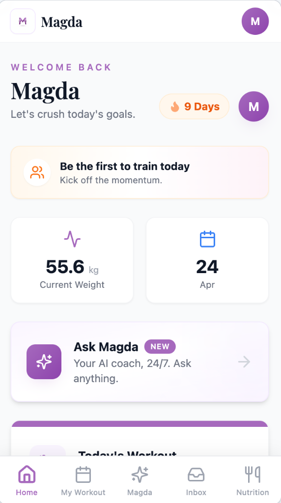 Your dashboard