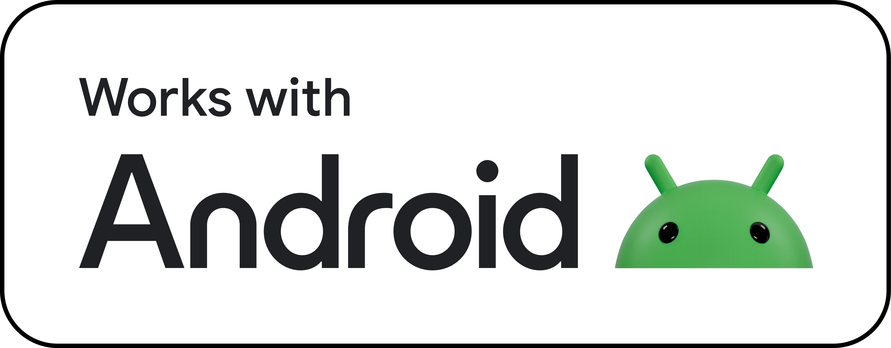 Works with Android