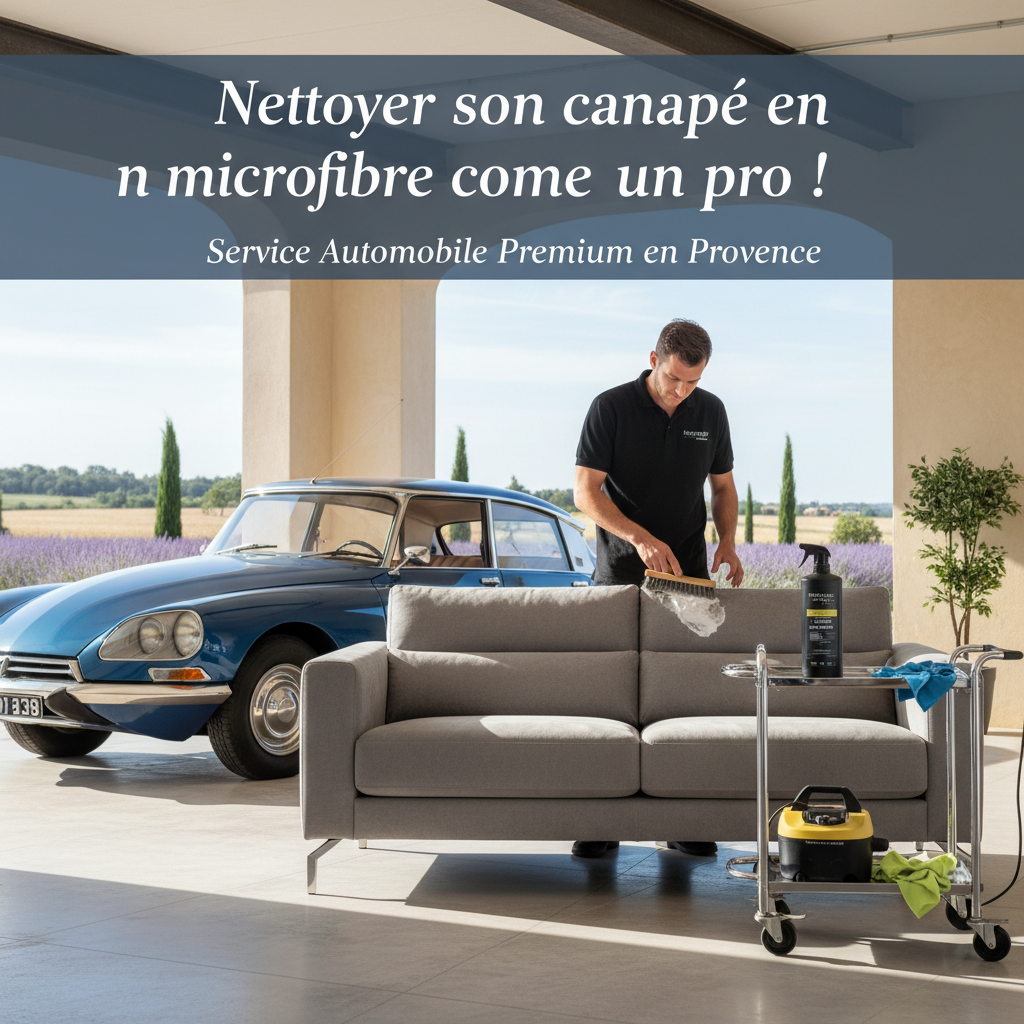 Nettoyer son canapé en microfibre comme un pro !