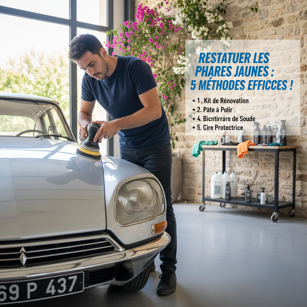 Restaurer les Phares Jaunes : 5 Méthodes Efficaces !