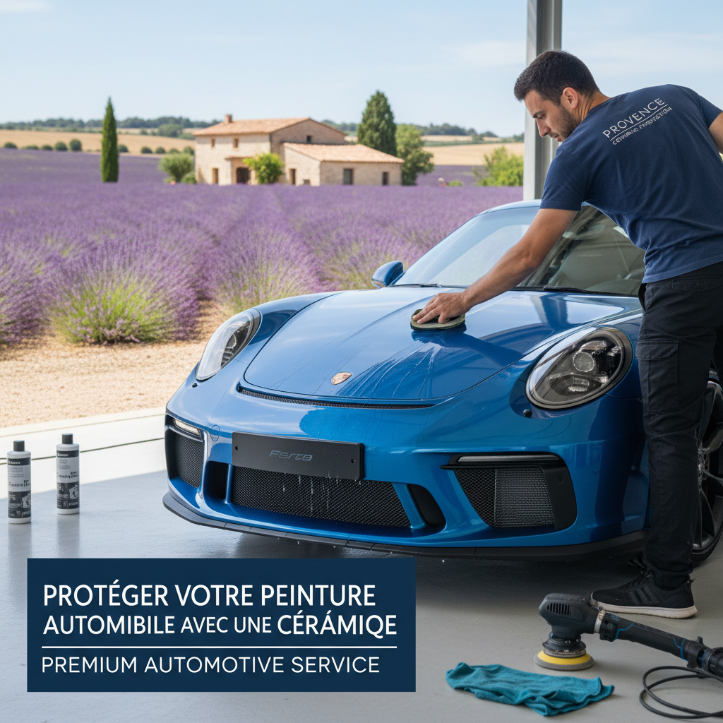 Protéger votre peinture automobile avec une céramique