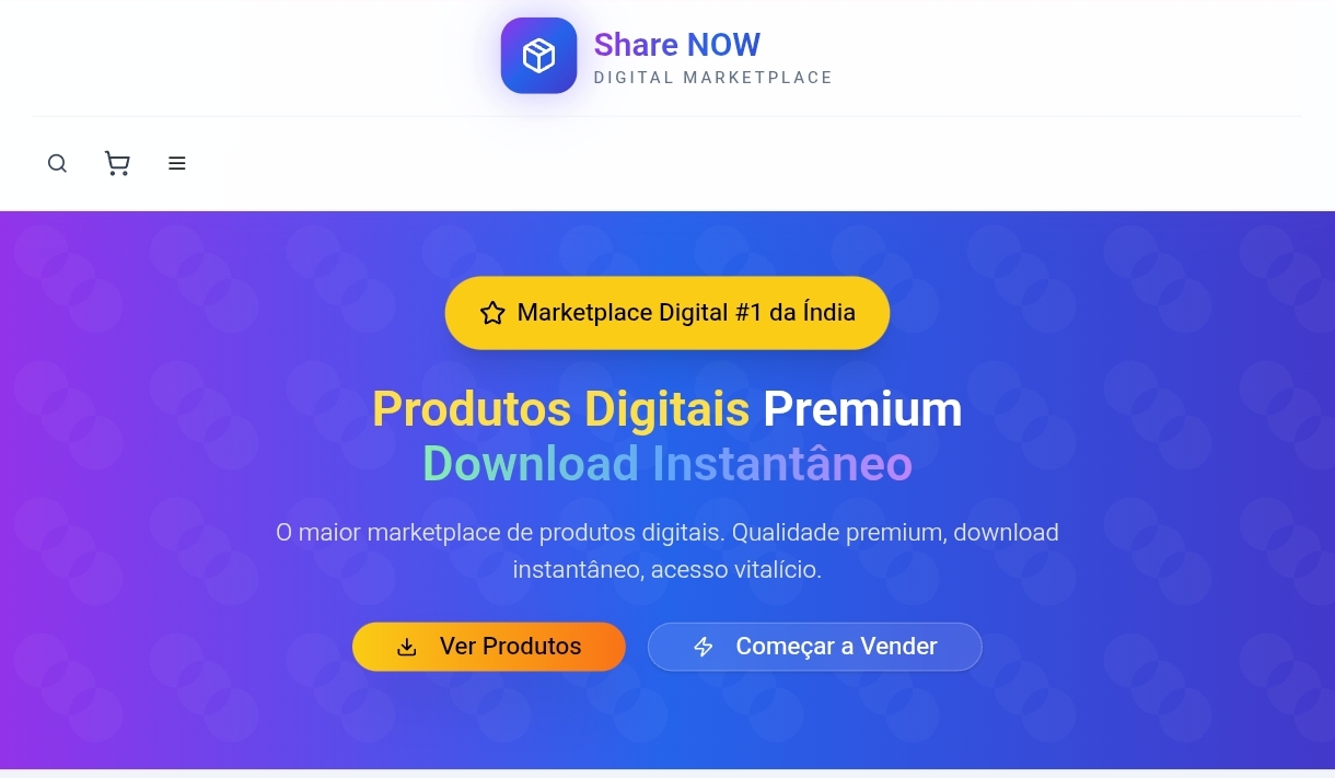 Share NOW - Maketplace Digital template preview