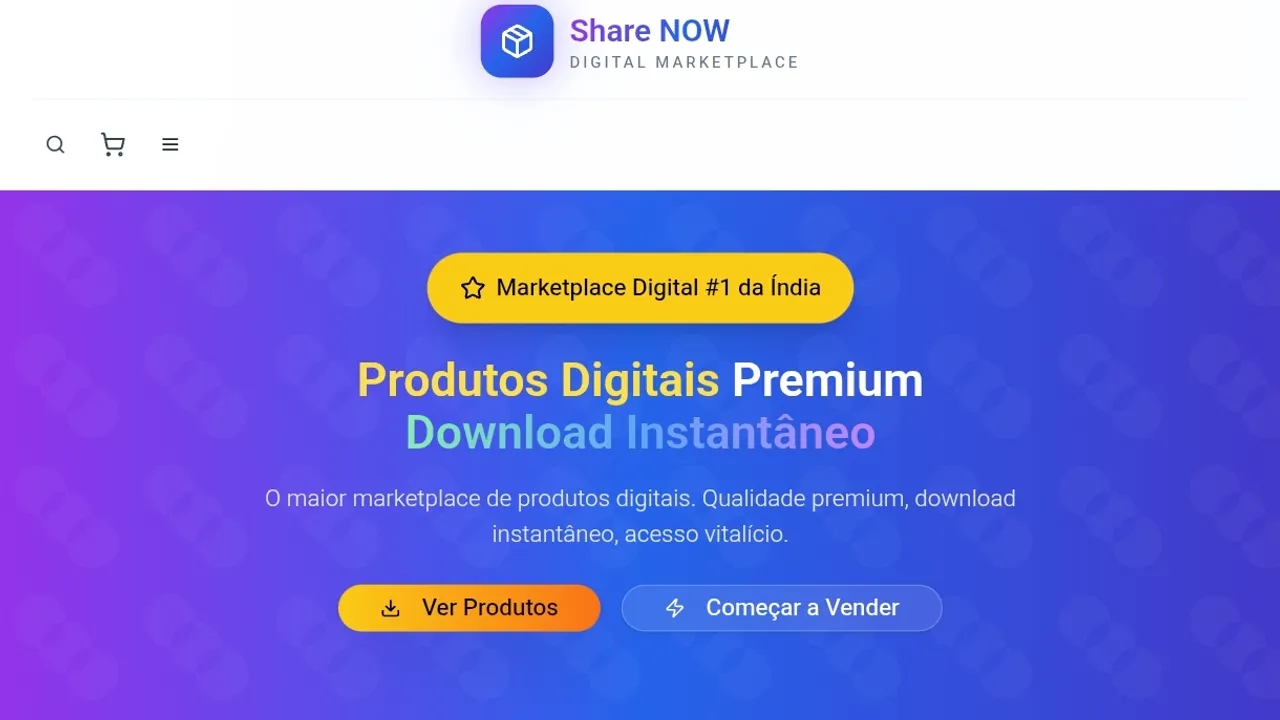 Share NOW - Maketplace Digital template preview