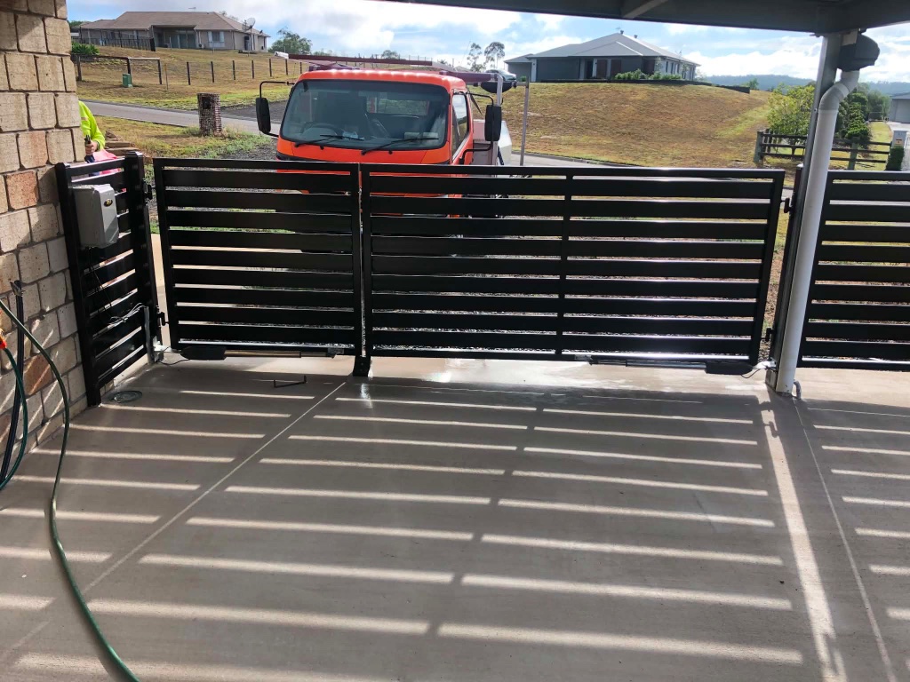 Modern Horizontal Swing Gate