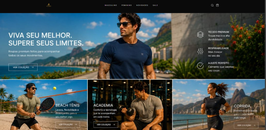 Site desenvolvido pela BuilDesign para Altrend Collection