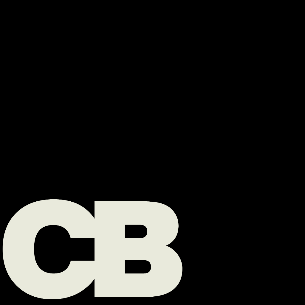 CB — Black bg / Pink corner