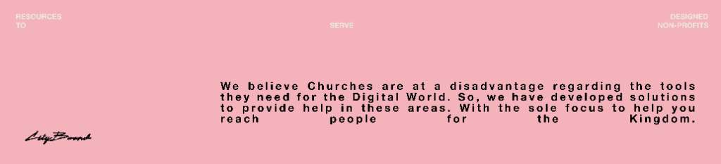 Banner — Pink, mission statement