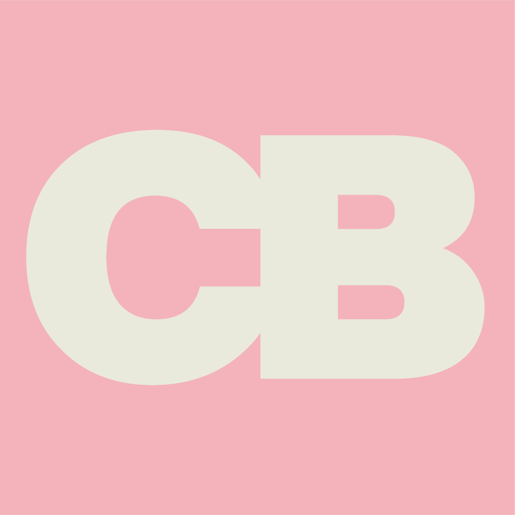 CB — Pink bg / Cream