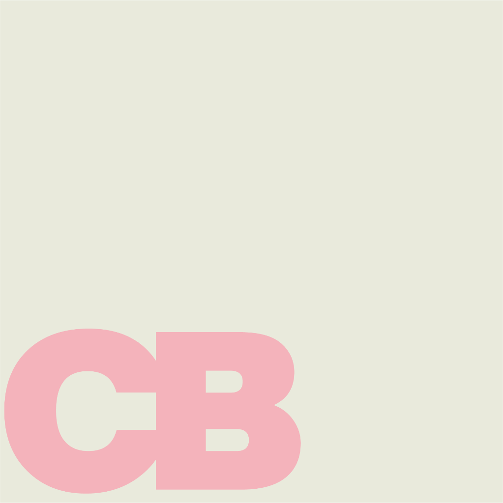 CB — Cream bg / Pink corner