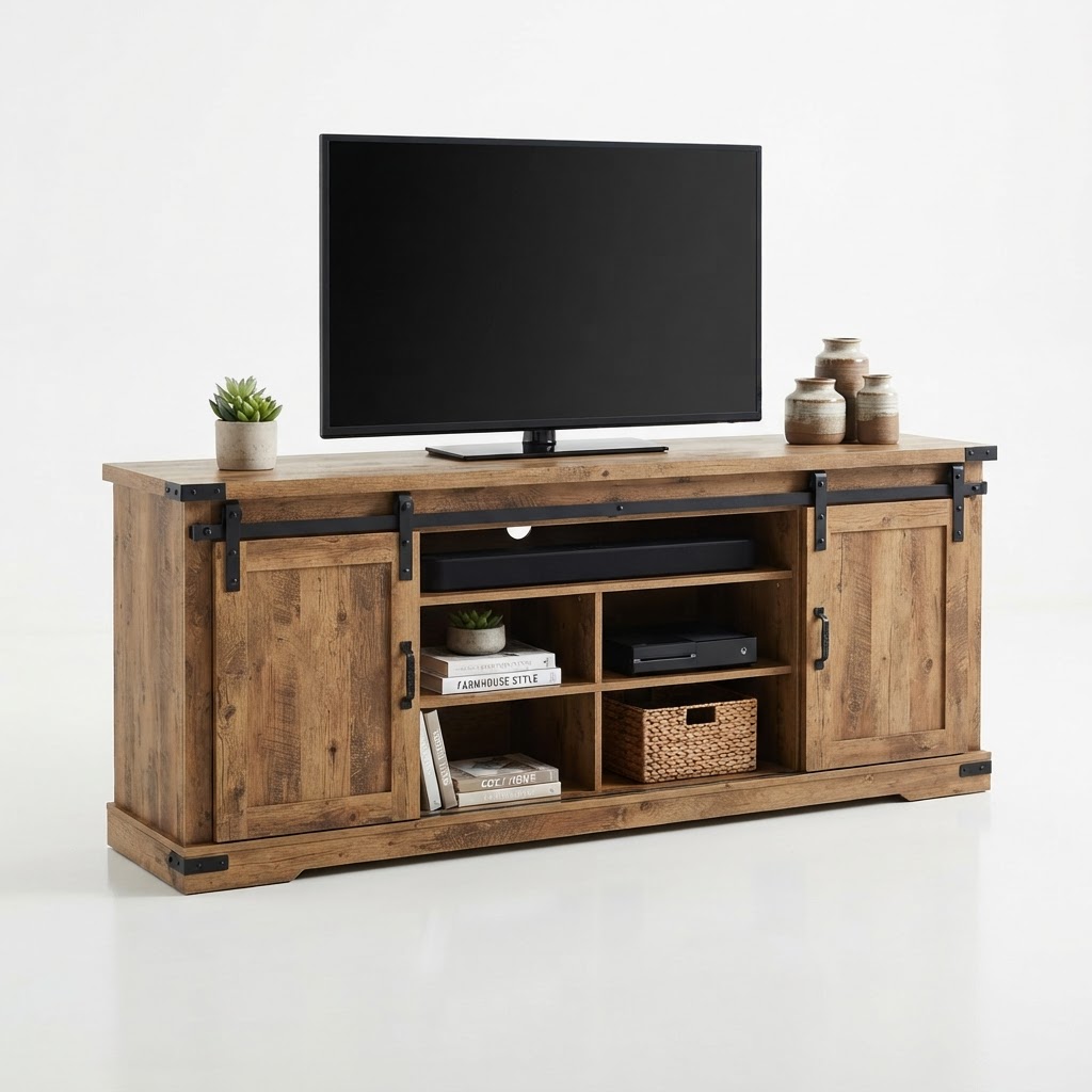 Walker Edison Farmhouse TV Stand for 65" TVs