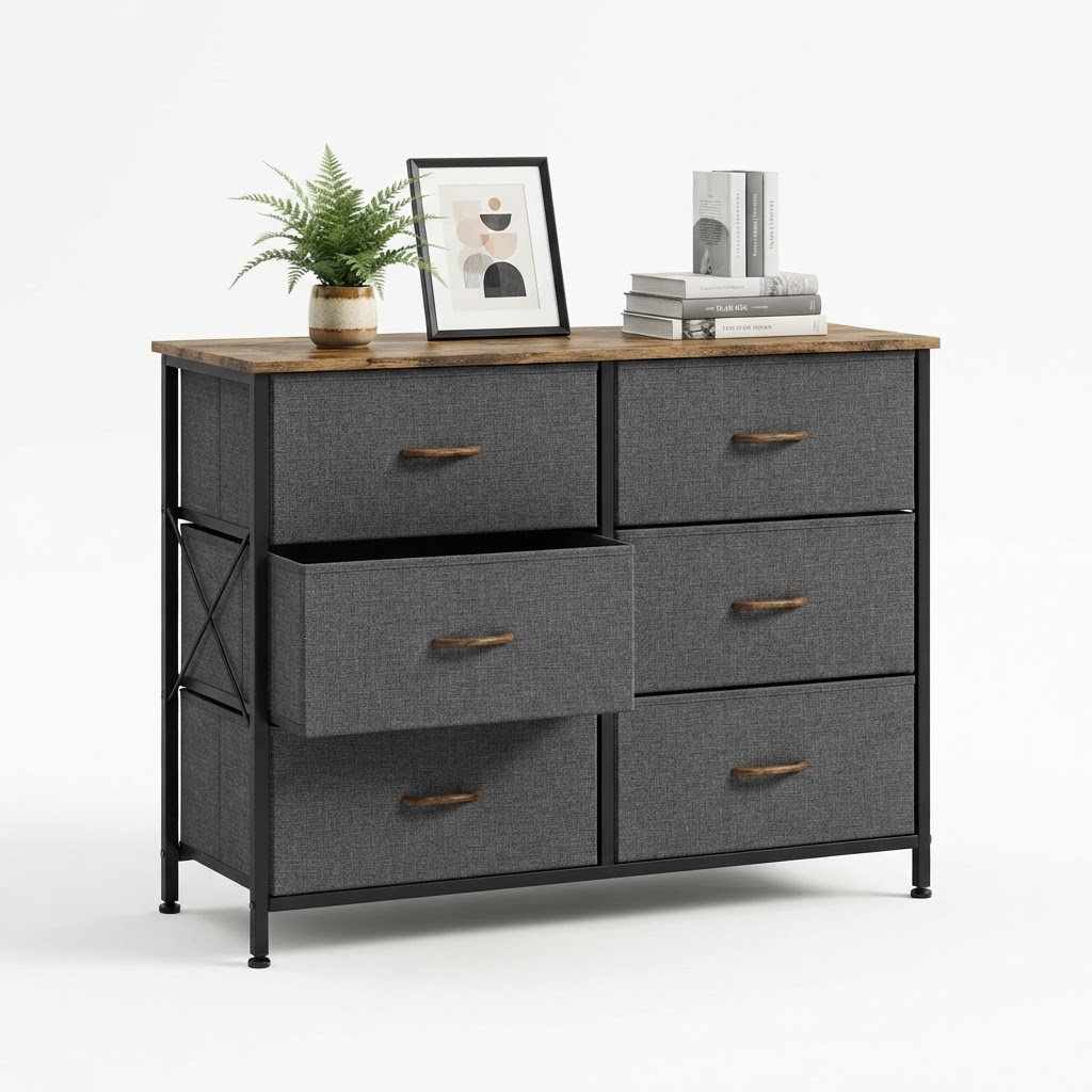 YITAHOME 6-Drawer Fabric Dresser