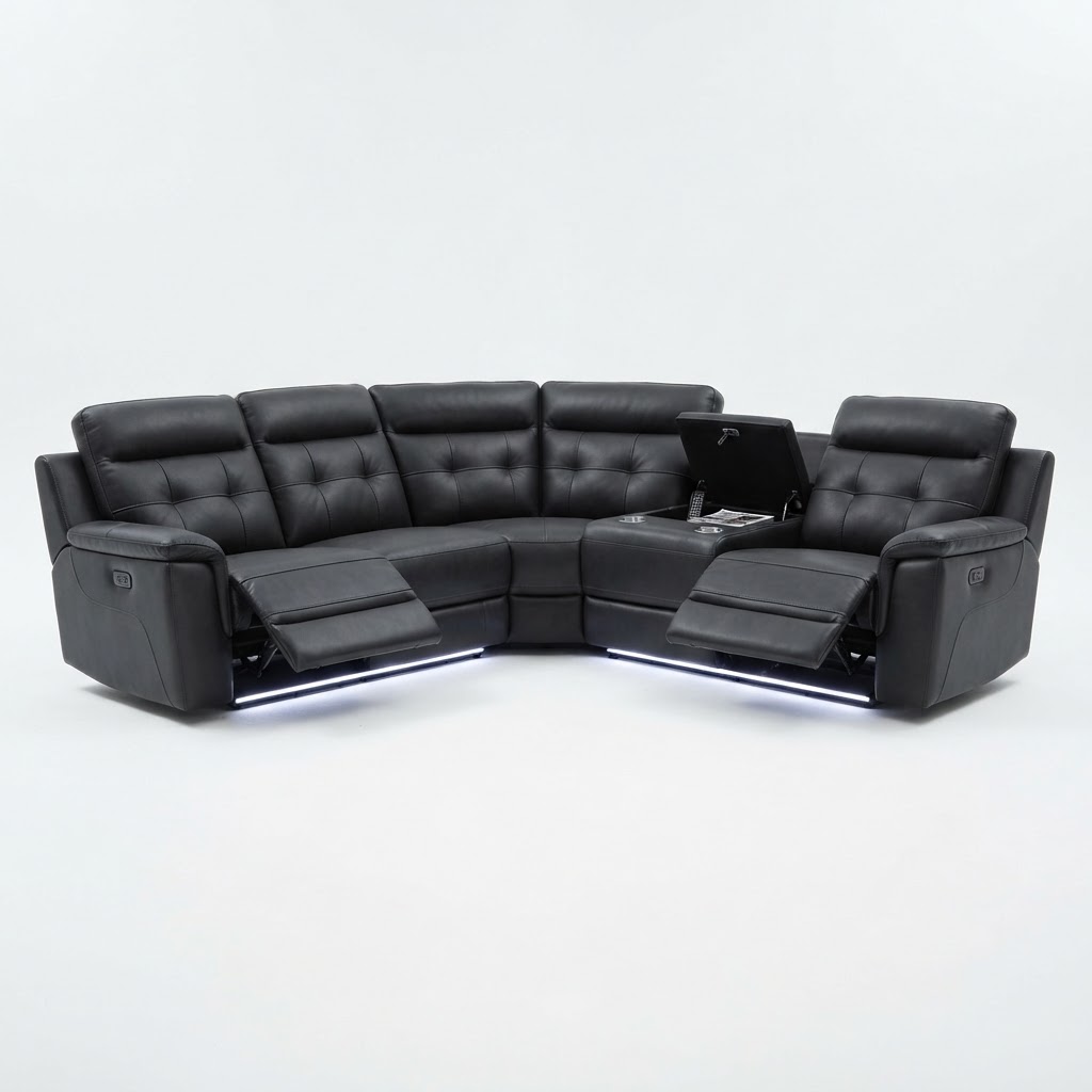 PUDUVIR Power Reclining Sectional Sofa 3-Piece