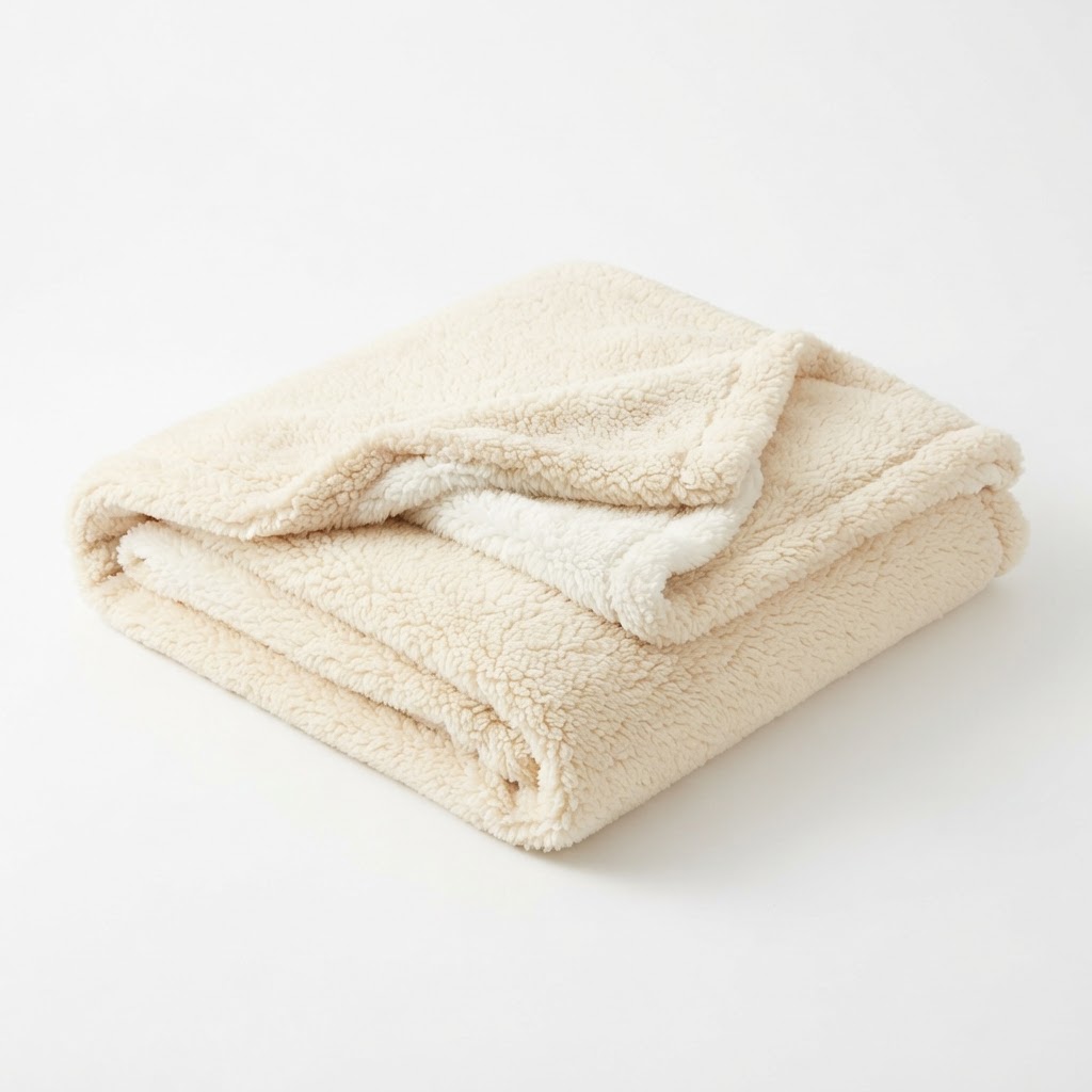 Cozy Sherpa Throw Blanket