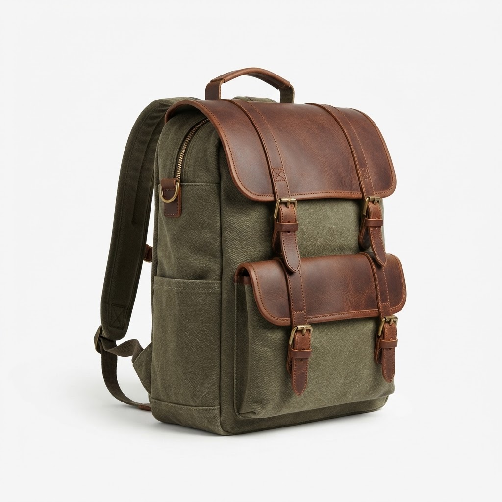 Canvas Laptop Backpack
