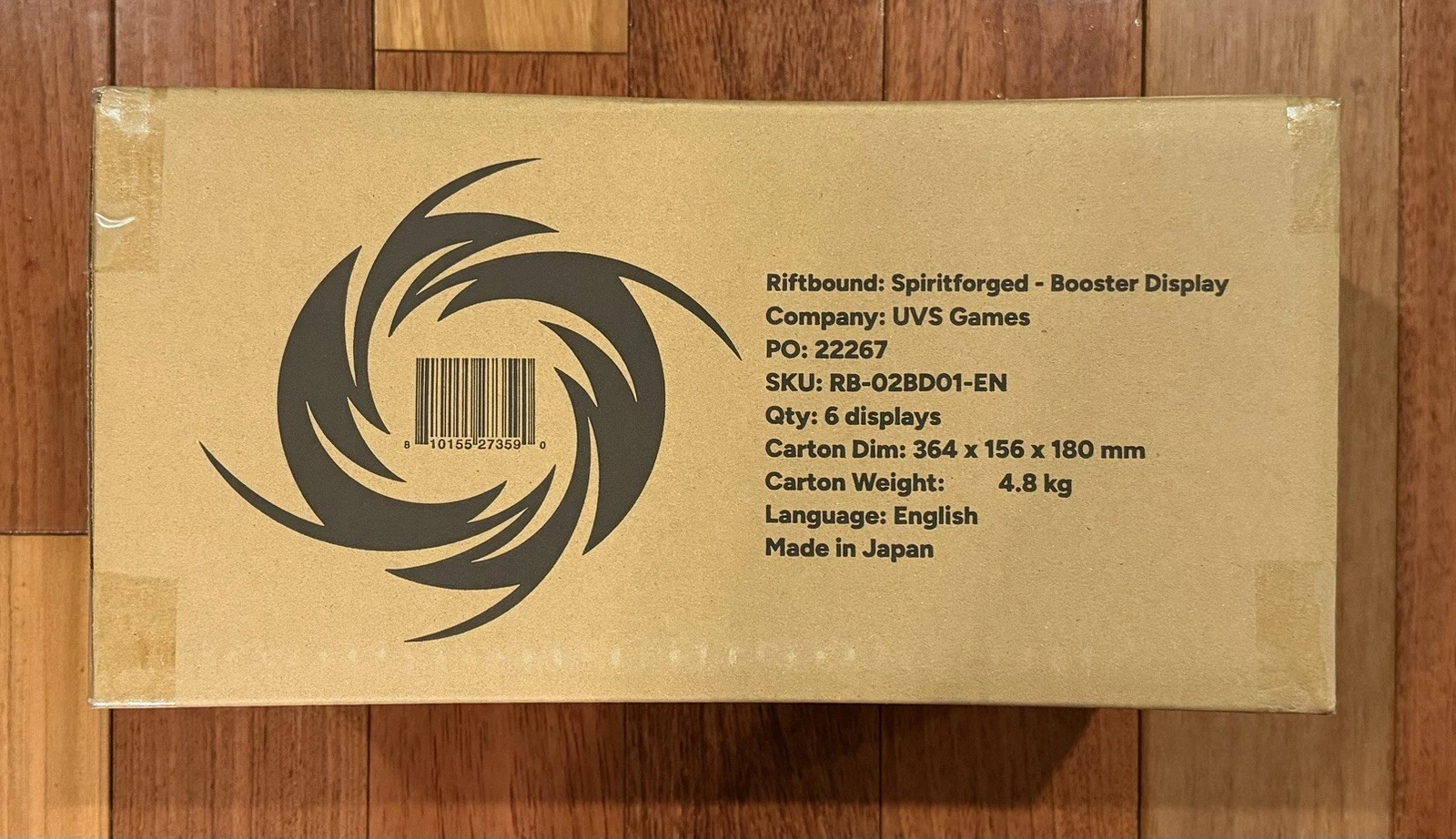 Riftbound: League of Legends TCG — Spiritforged Booster Display Case (6 Displays)
