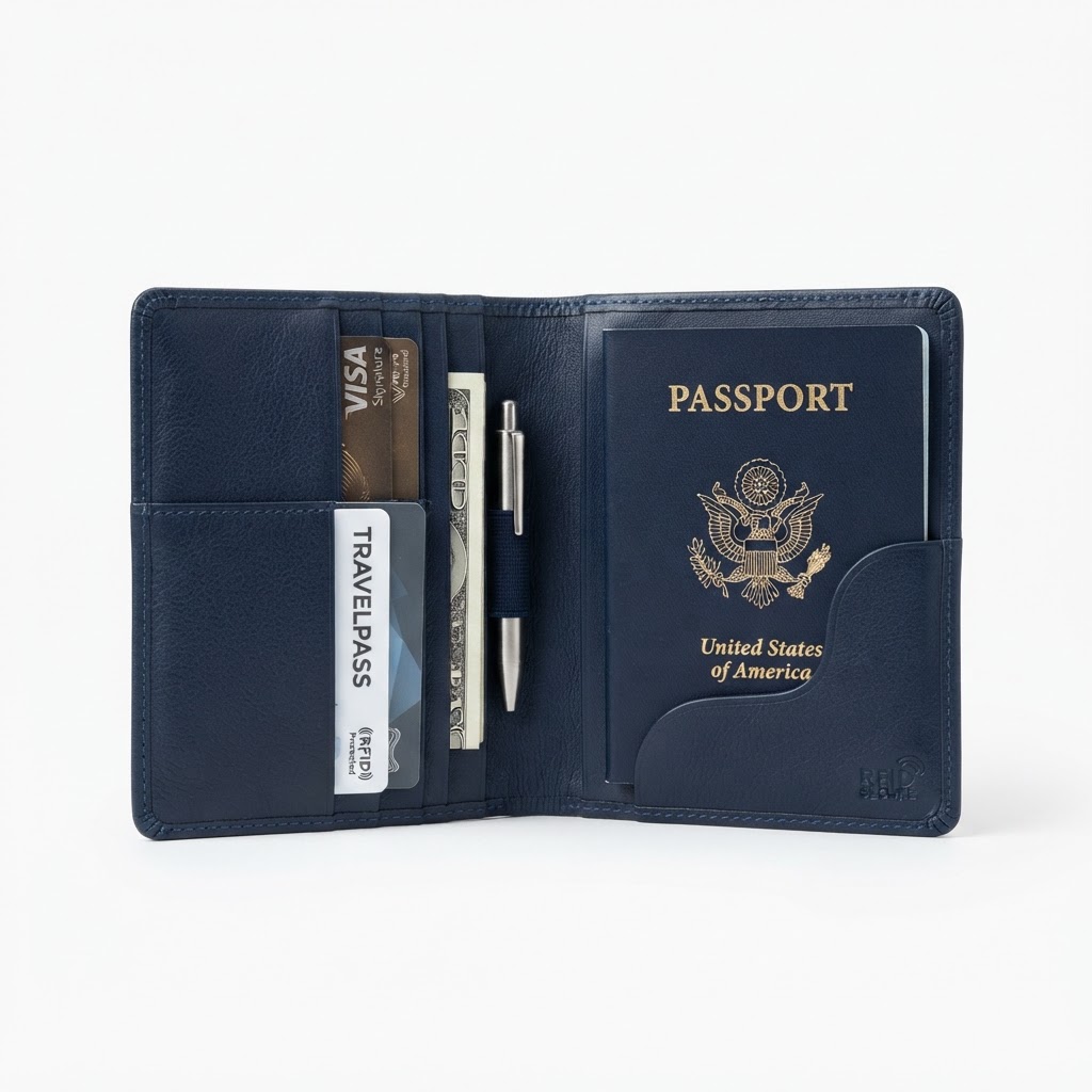 Passport Holder RFID Blocking