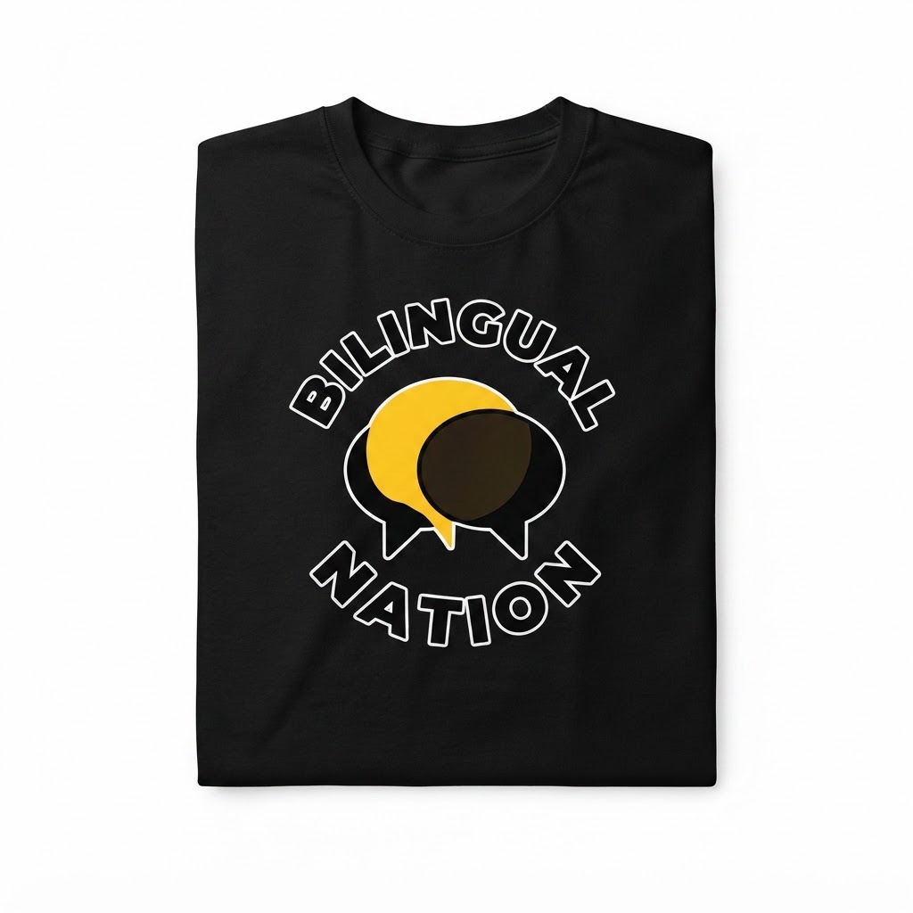 Bilingual Nation Logo T-Shirt / Camiseta