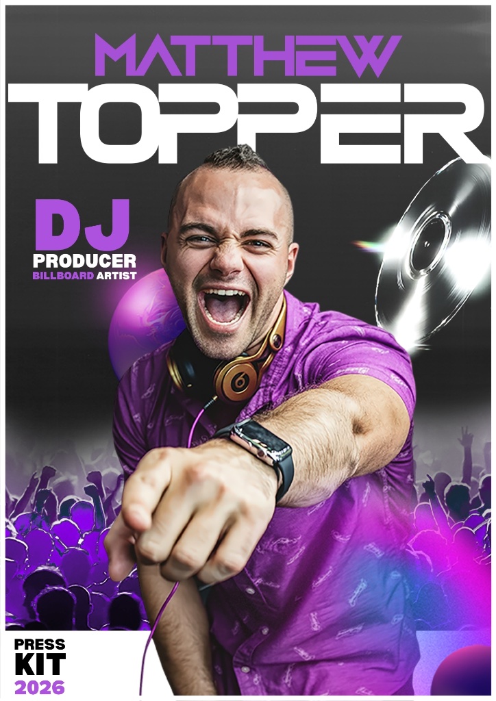 Matthew Topper Press Kit 2026 - Cover