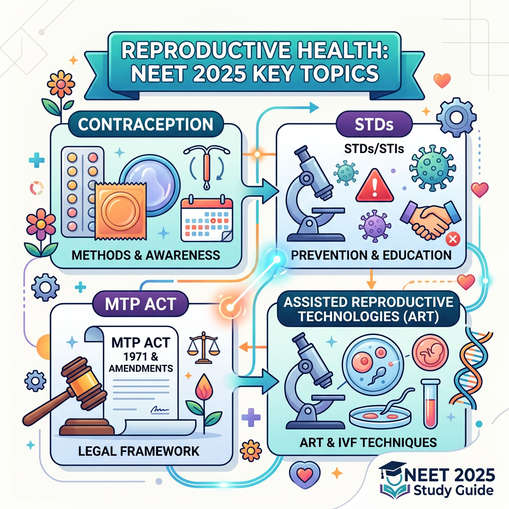 NEET 2025 Reproductive Health: STDs, Contraception & More