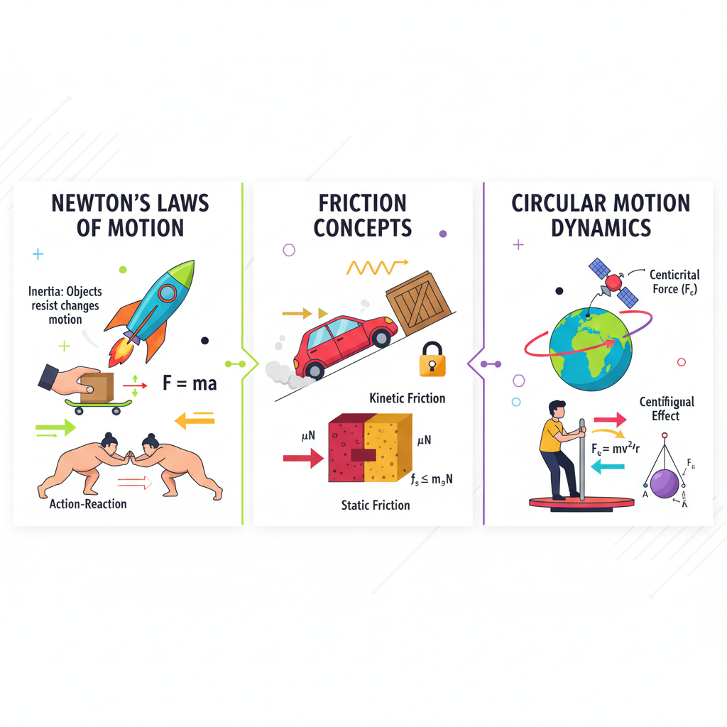 JEE Physics Laws of Motion 2026: Topics & Key Concepts