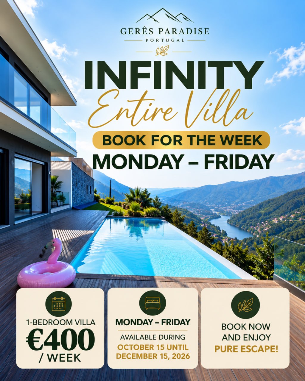 Infinity Villa Midweek Escape