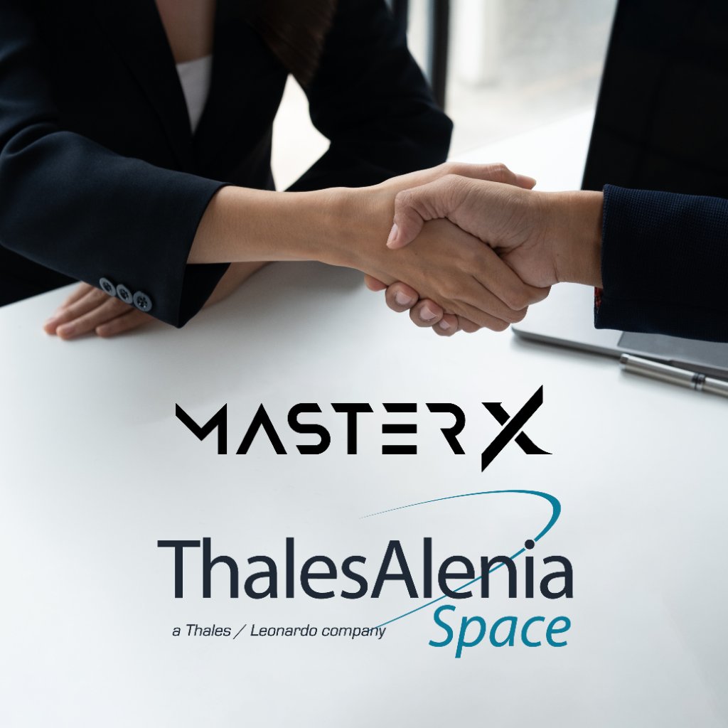MasterX firma alianza con Thales Alenia Space, el mayor fabricante de satélites de Europa