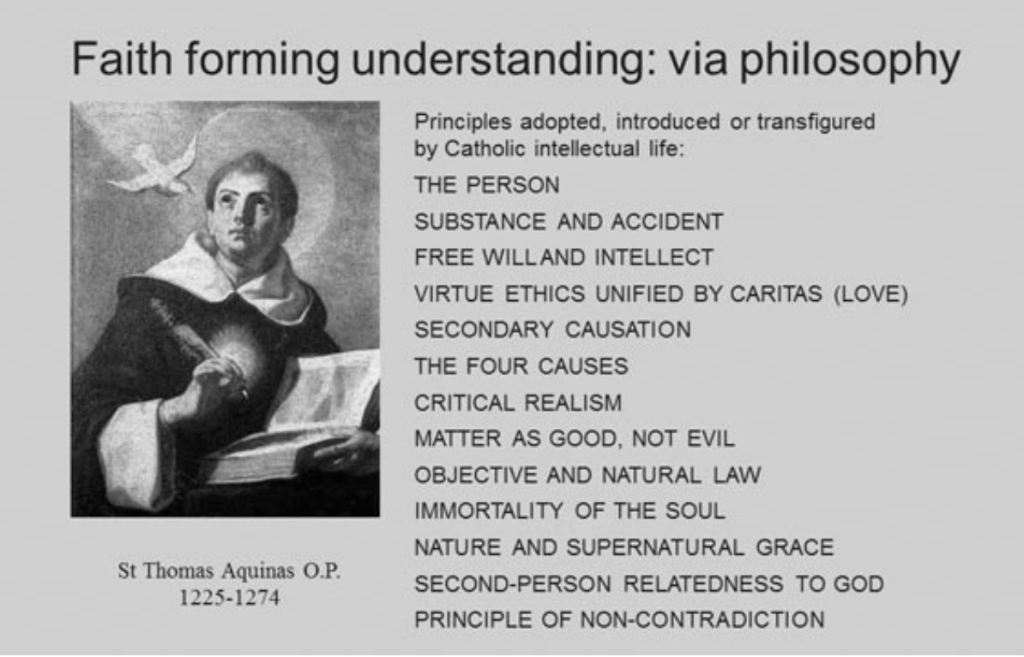 Faith forming understanding: via philosophy