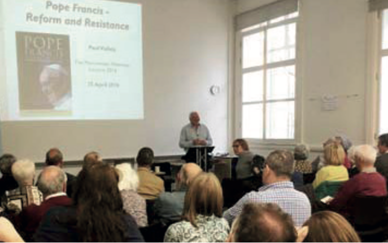 Paul Vallely giving the Manchester Newman Lecture