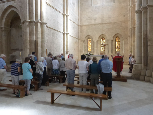 Mass at the Abbey of Fossanova