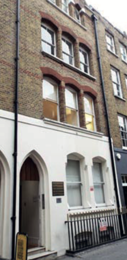 The Newman's headquarters at 15 Carlisle St, Soho, from 1963 until 1977