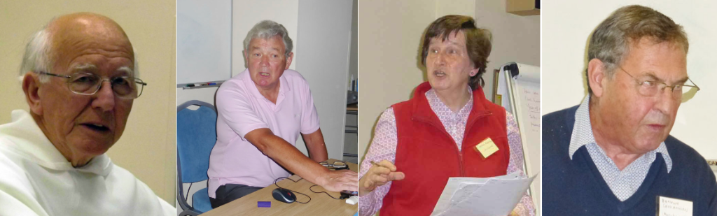 Fr Fabian Radcliffe, National Chaplain; Peter Firth, North Merseyside Circle; Patricia Egerton, Cleveland Circle; Harcourt Concannon, Manchester & N Cheshire Circle