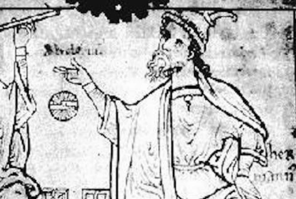 Hermann the Lame — medieval illustration