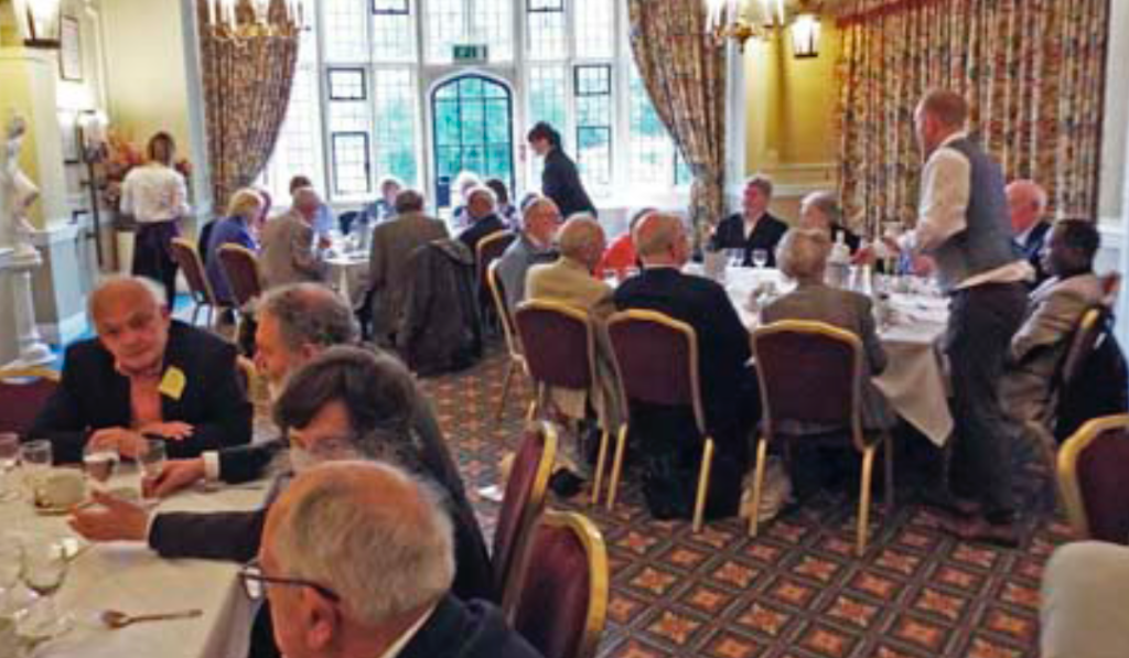75th anniversary lunch at the Plough & Harrow