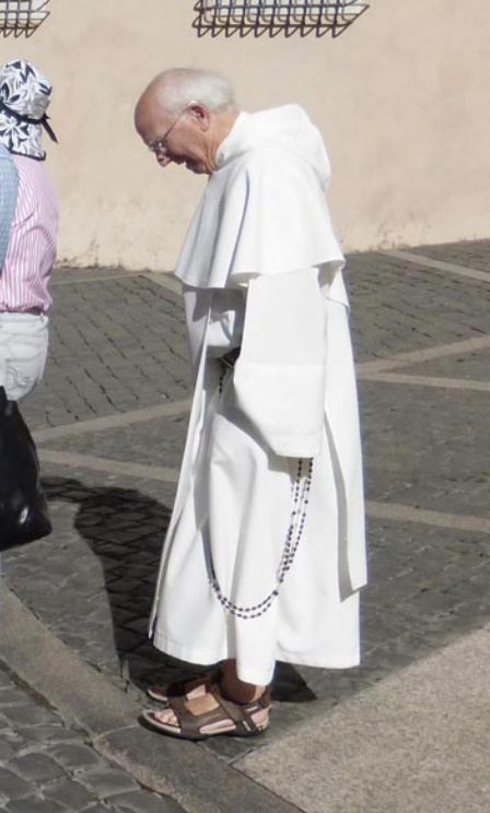 Fr Fabian at Castel Gandolfo
