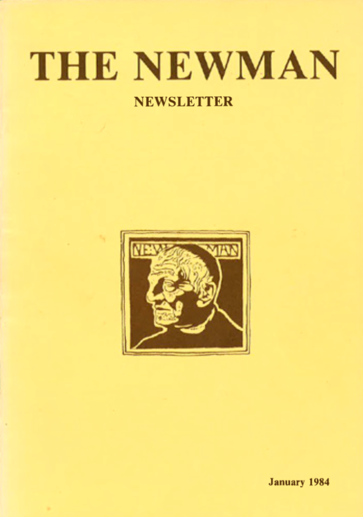 The Newman Newsletter, January 1984