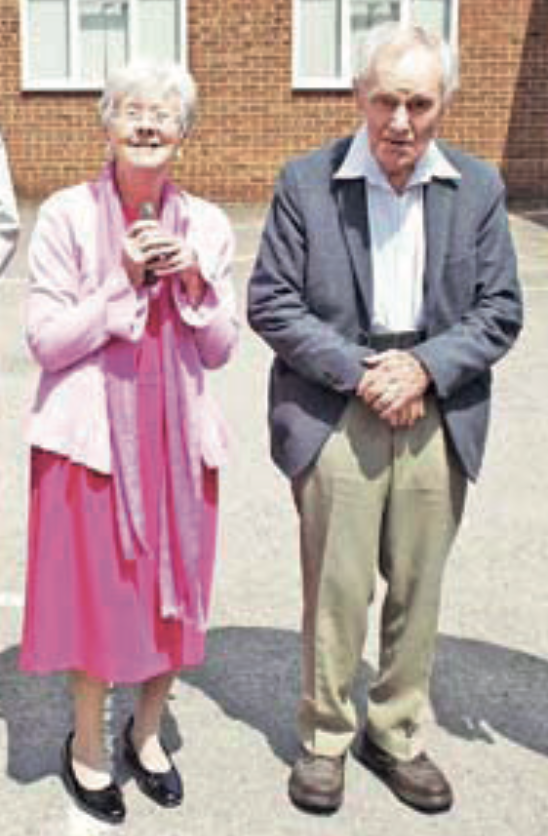 Keith Stephens, seen here with the Association's President Winifred Flanagan at the Association AGM last June at St Albans