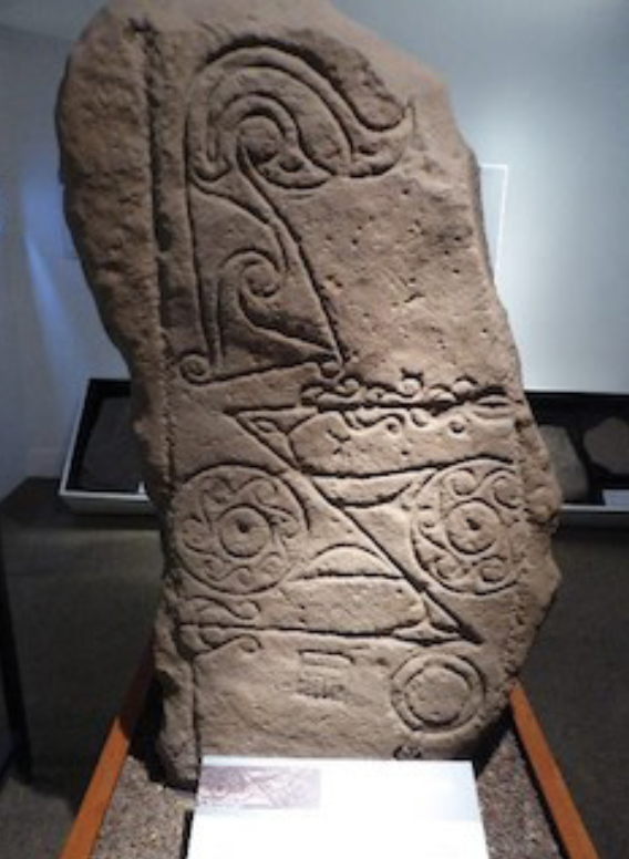 A symbol stone from the 5th-7th centuries