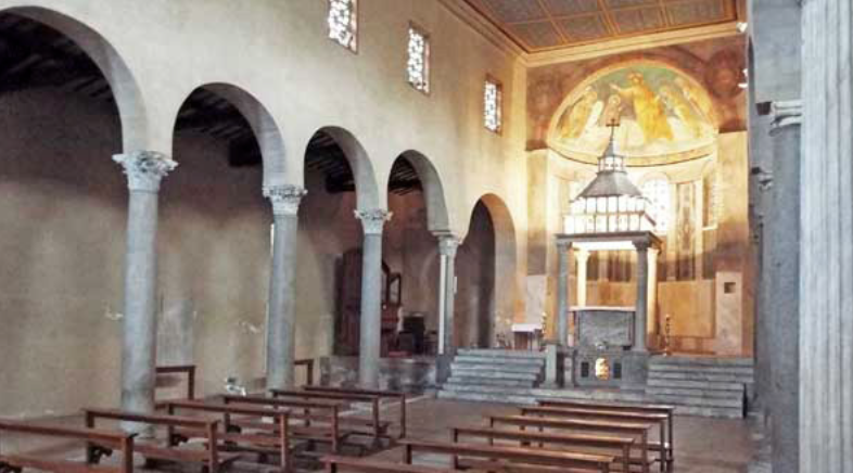 The 7th century church of San Giorgio in Velabro
