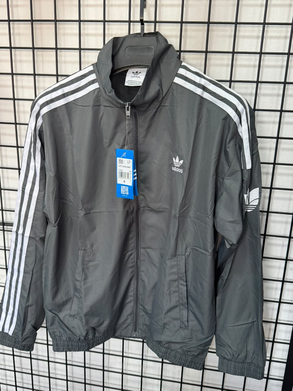 Adidas Charcoal Gray Track Jacket