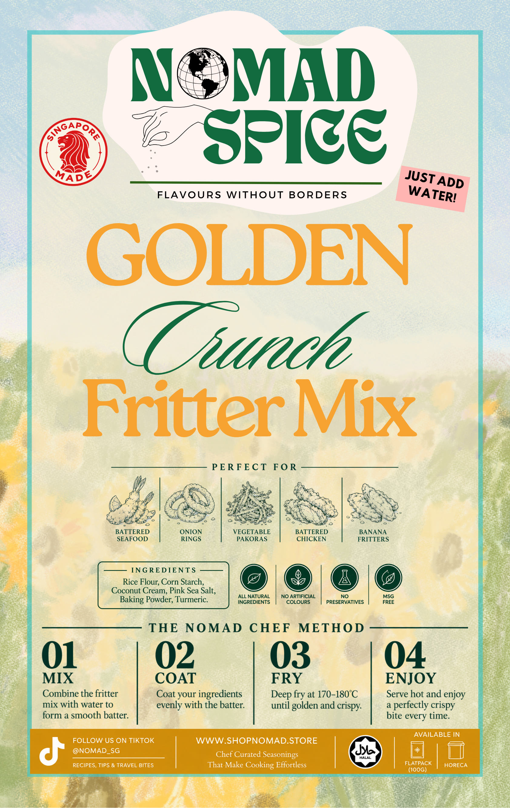 Golden Crunch Fritter Mix