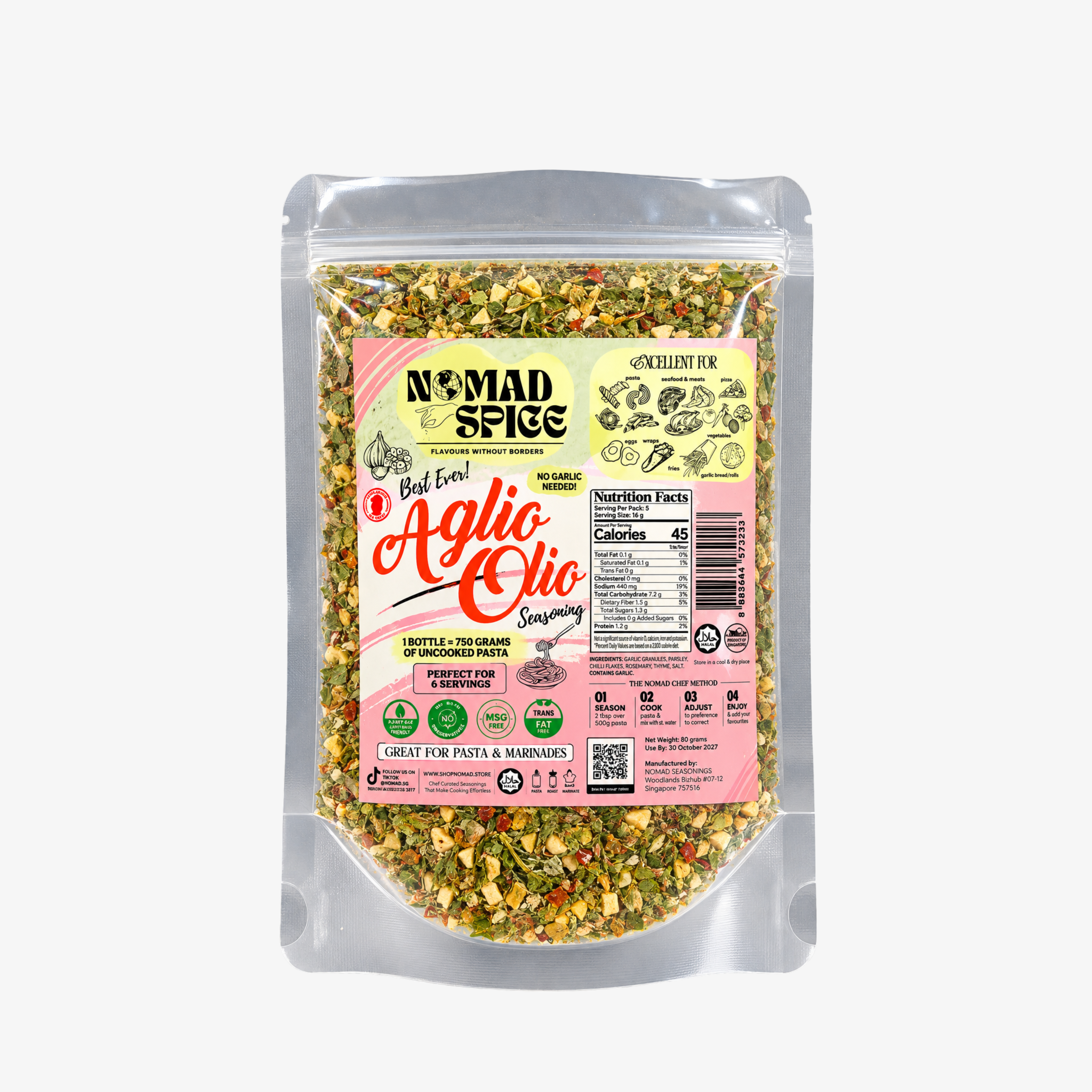 Aglio Olio Seasoning alternate
