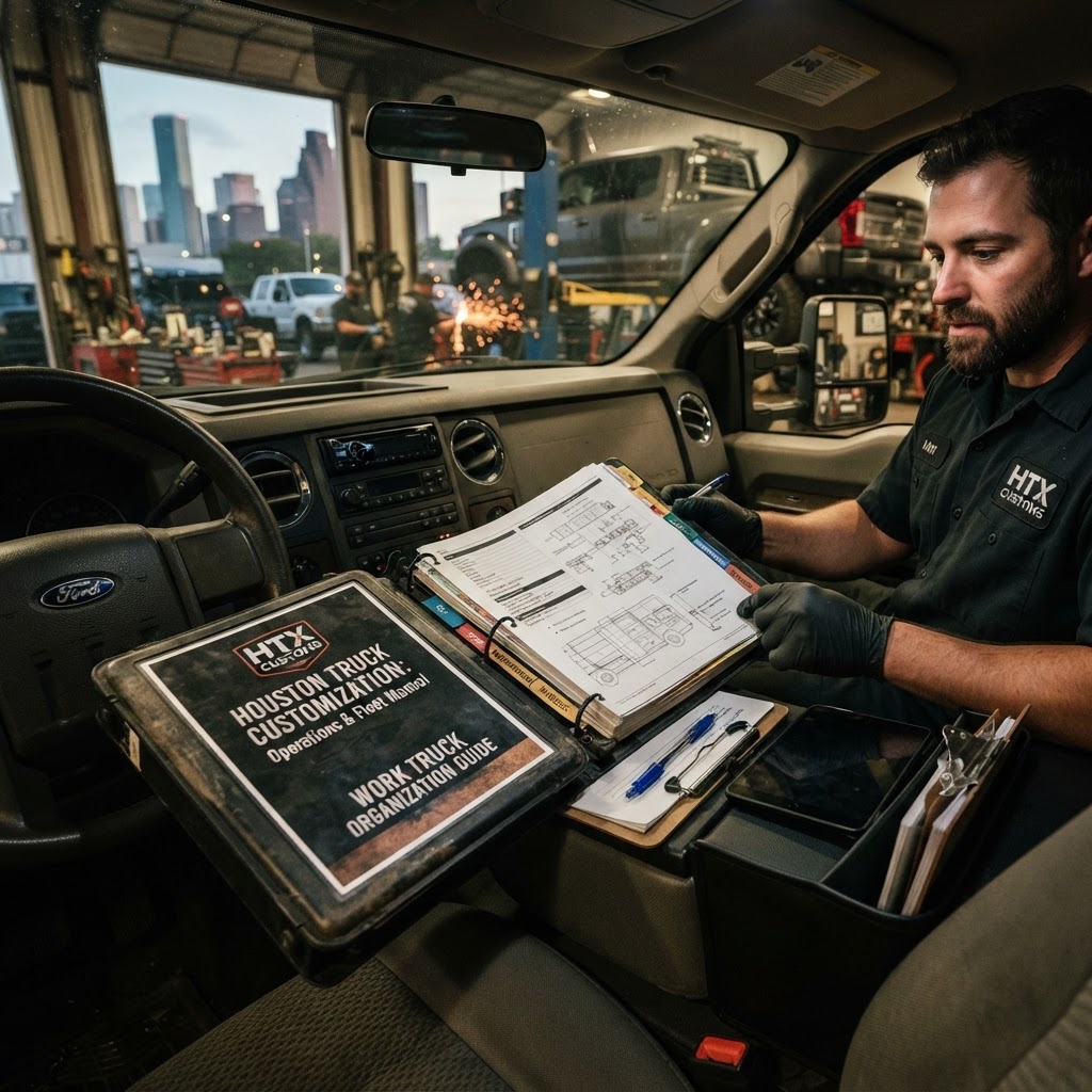 Paperwork in the Passenger Seat? Stop the Chaos: The Ultimate Guide to Work Truck Organization
