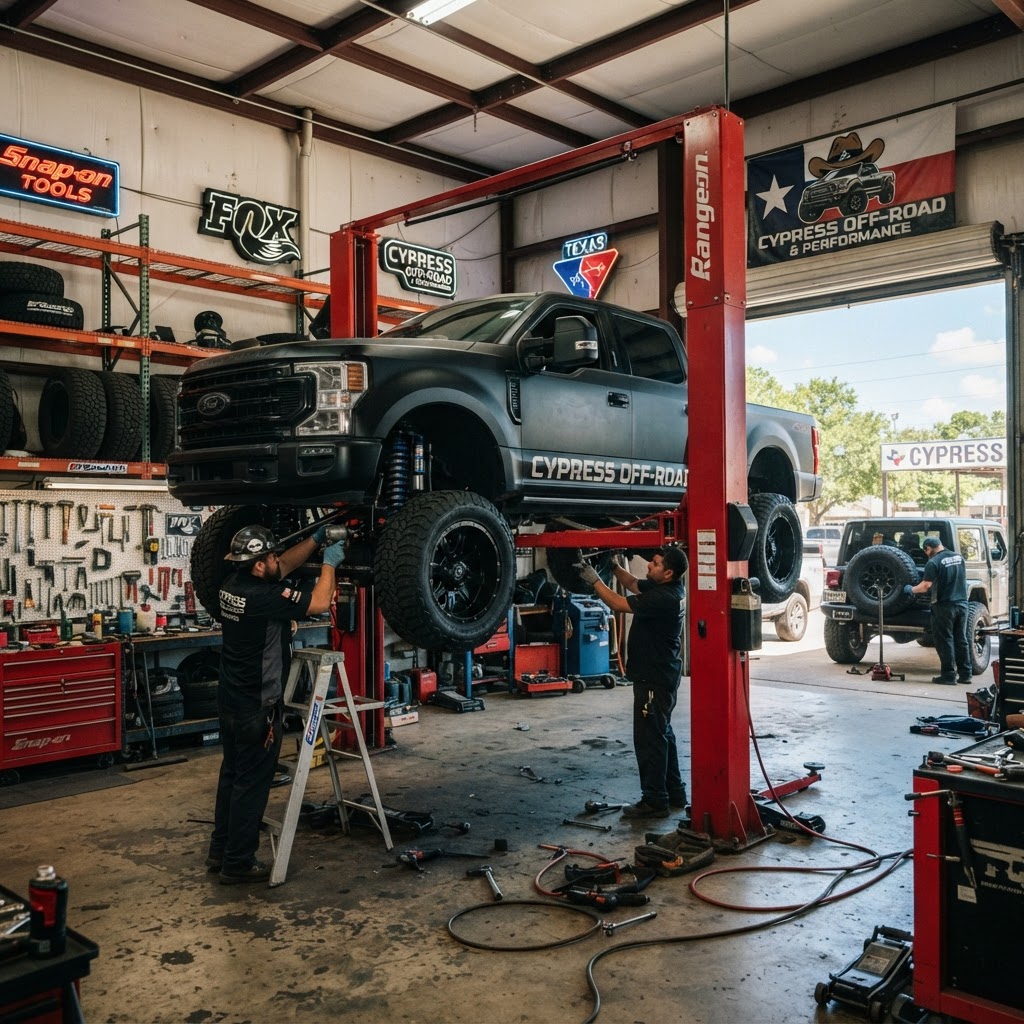 Lift Kit Installation in Cypress