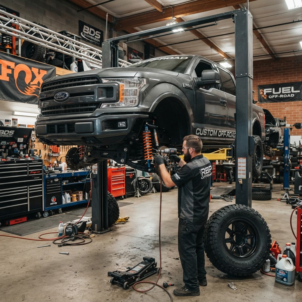 Lifted truck 6 Houston