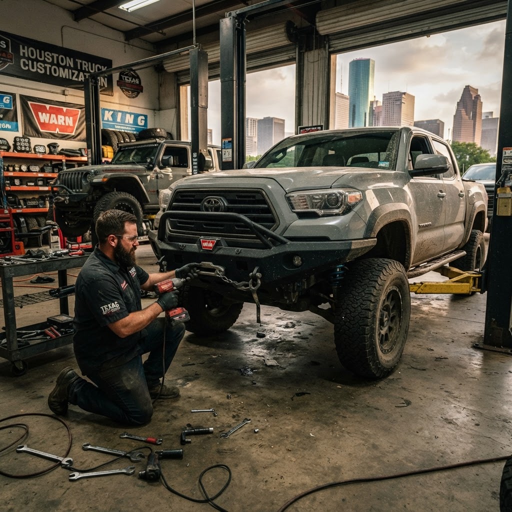 Armor Up: Why Your Houston Rig Needs More Than Just a Lift