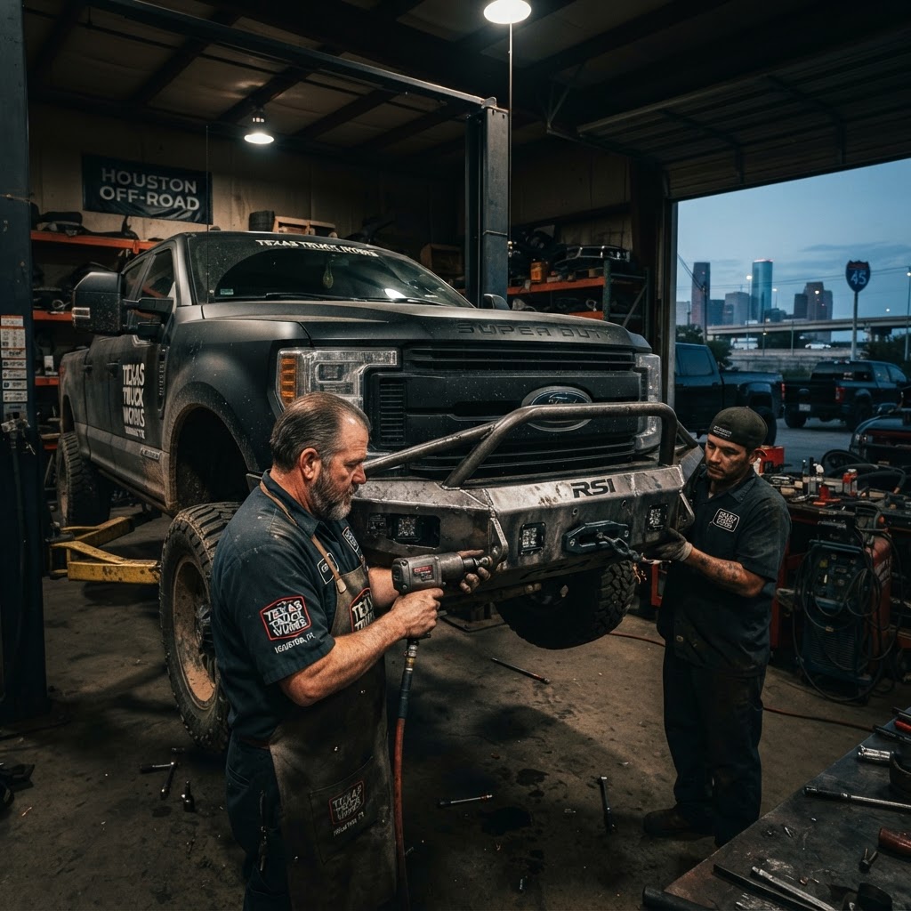 Armor Up: Why Your Houston Rig Needs More Than Just a Lift