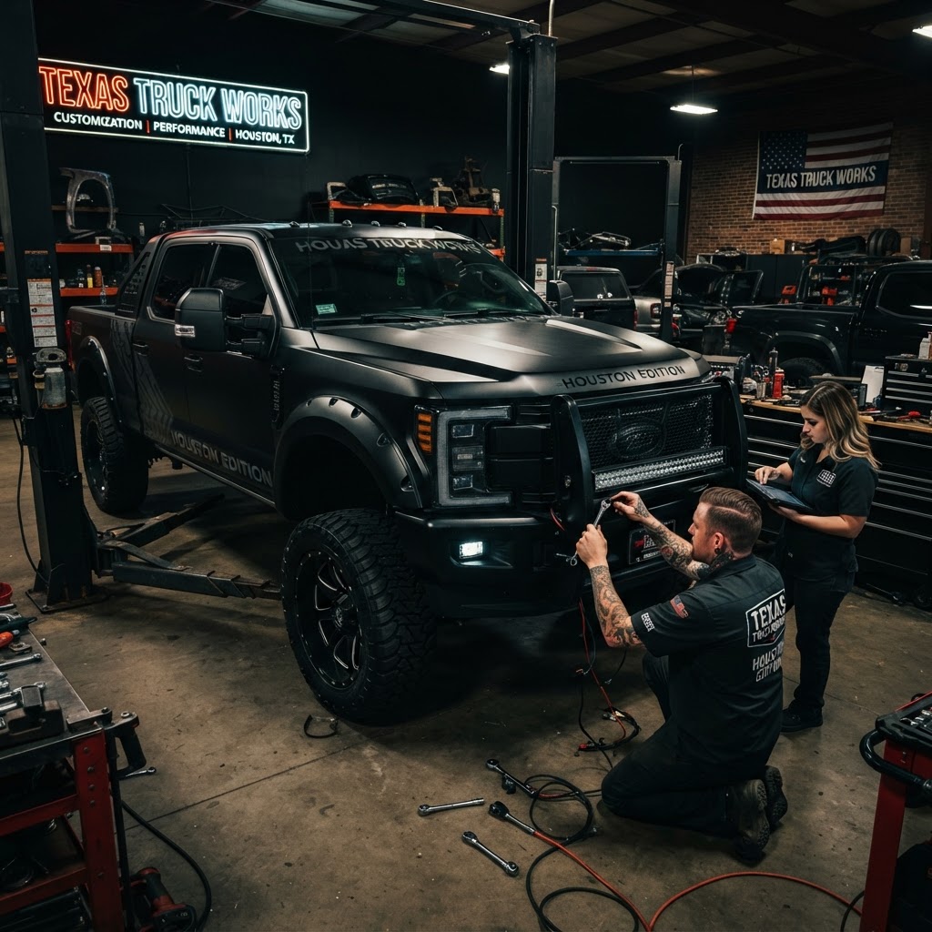 Built, Not Bought: Why Professional Installation is the Secret Sauce of Houston Truck Culture