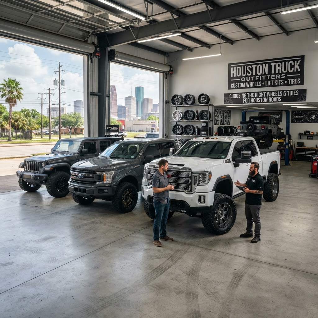 Choosing the Right Wheels and Tires for Houston Roads: A Local Guide