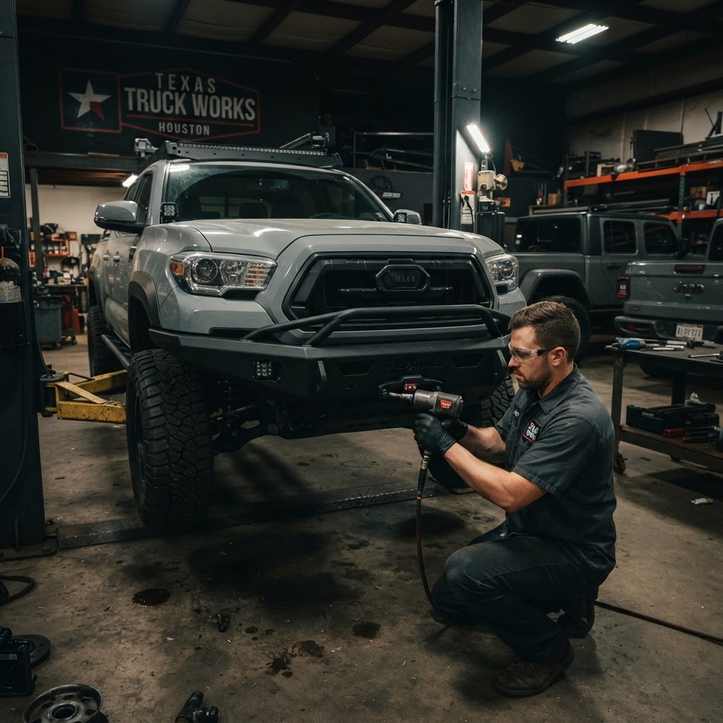Armor Up: Why Your Houston Rig Needs More Than Just a Lift